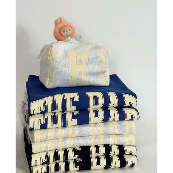 The Bar INSIDE OUT VARSITY LT HEATHER GREY - Picture 1 of 13